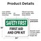 Signmission First Aid And CPR Kit, 24 in W x Rectangle, Plastic OS-2PACK-SF-P-1824-L-10620 - alternate 3